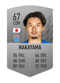 Yuta Nakayama Common 67 OVR
