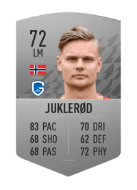 Simen Juklerød Common 72 OVR
