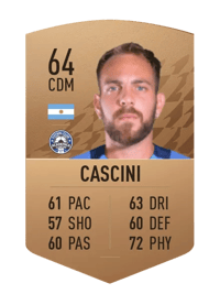 Juan Bautista Cascini Common 64 OVR