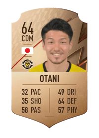 Hidekazu Otani Rare 64 OVR