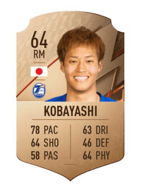 Seigo Kobayashi Rare 64 OVR