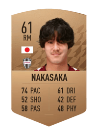 Yuya Nakasaka Common 61 OVR