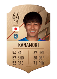 Takeshi Kanamori Rare 64 OVR