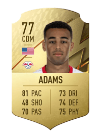 Tyler Adams Rare 77 OVR