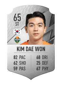Kim Dae Won Rare 65 OVR