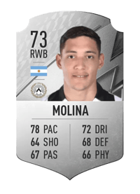 Nahuel Molina Rare 73 OVR