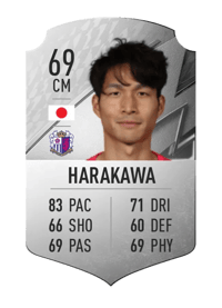 Riki Harakawa Rare 69 OVR