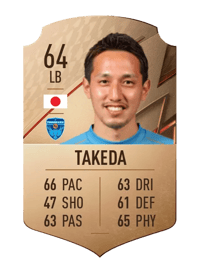 Eijiro Takeda Rare 64 OVR