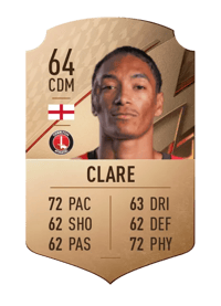 Sean Clare Rare 64 OVR