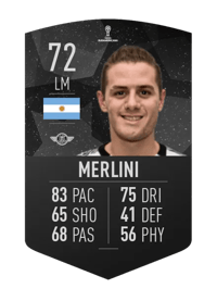 Bautista Merlini CONMEBOL SUDAMERICANA 72 OVR