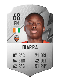 Stéphane Diarra Rare 68 OVR