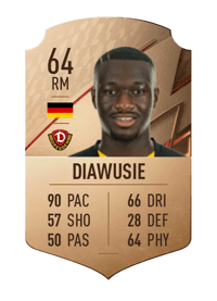 Agyemang Diawusie Rare 64 OVR