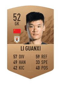 Li Guanxi Common 52 OVR
