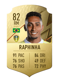 Raphinha Rare 82 OVR