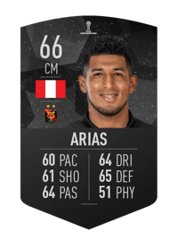 Alexis Arias CONMEBOL SUDAMERICANA 66 OVR