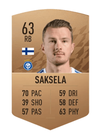 Janne Saksela Common 63 OVR