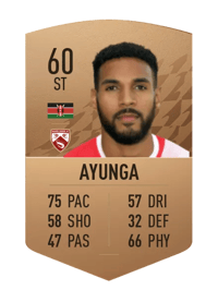 Jonah Ayunga Common 60 OVR