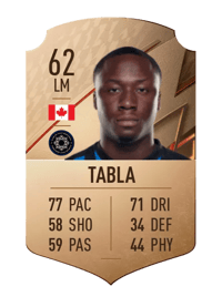 Ballou Tabla Rare 62 OVR