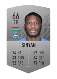 Sheriff Sinyan Common 66 OVR