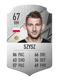 Patryk Szysz Rare 67 OVR
