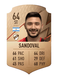Tomás Sandoval Rare 64 OVR