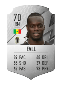 Mamadou Fall Rare 70 OVR