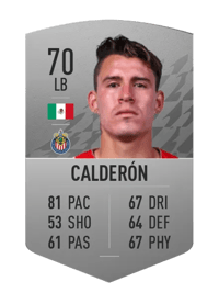 Cristian Calderón Common 70 OVR