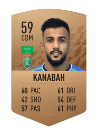 Majed Kanabah Common 59 OVR