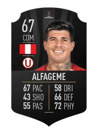Armando Alfageme CONMEBOL LIBERTADORES 67 OVR
