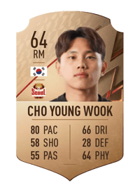 Cho Young Wook Rare 64 OVR