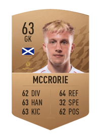 Robby McCrorie Common 63 OVR