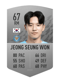 Jeong Seung Won Common 67 OVR