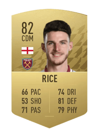 Declan Rice Common 82 OVR