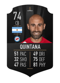 Carlos Quintana CONMEBOL LIBERTADORES 74 OVR