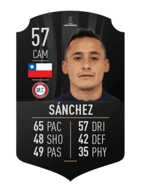 Pedro Sánchez CONMEBOL LIBERTADORES 57 OVR