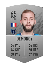 Yohan Demoncy Common 65 OVR