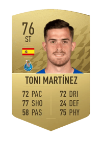 Toni Martínez Common 76 OVR
