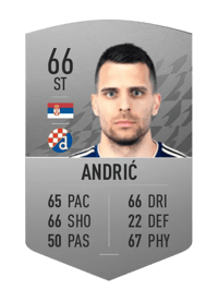 Komnen Andrić Common 66 OVR