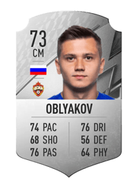Ivan Oblyakov Rare 73 OVR
