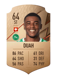 Kwadwo Duah Rare 64 OVR