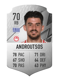 Athanasios Androutsos Rare 70 OVR