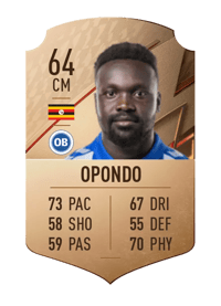 Moses Opondo Rare 64 OVR