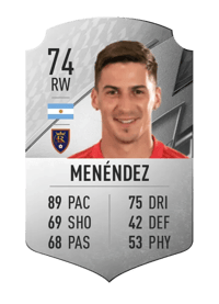 Jonathan Menéndez Rare 74 OVR