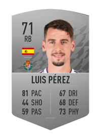 Luis Pérez Common 71 OVR