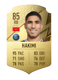 Achraf Hakimi Rare 85 OVR