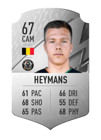 Daan Heymans Rare 67 OVR