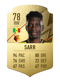 Ismaïla Sarr Rare 78 OVR