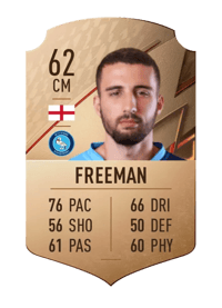 Nick Freeman Rare 62 OVR