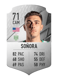 Joel Soñora Rare 71 OVR