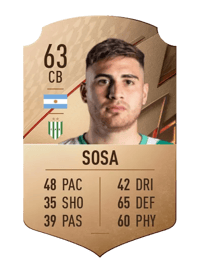 Alexis Sosa Rare 63 OVR